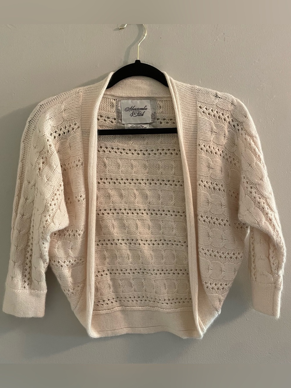 Abercrombie and fitch vintage y2k Knit cable Cardigan